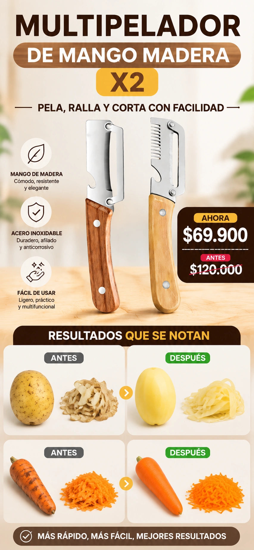 COMBO PELADORES X2